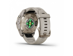 Умные часы Garmin Fenix 7S PRO Sapphire Solar золотистый корпус со светло-песочным ремешком