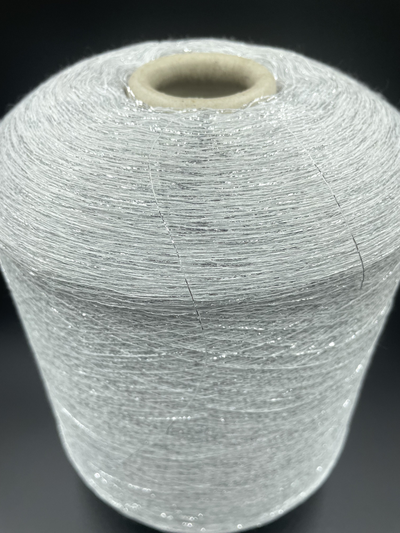 TORCITURA di DOMASO BACH LUREX  люрекс 1/ 34000 65% ВИСКОЗА 35% PL  серебро (50 грамм, 1700 метров)