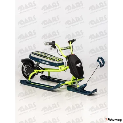 Детский Электроснегокат BARS Зеленый