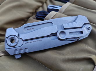 Нож складной ULTRAS-F Stonewash Carbon