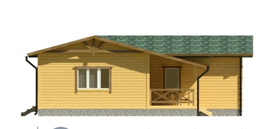 Б-26 ГАБАРИТНЫЕ РАЗМЕРЫ: (9Х12М) 1 ЭТАЖ, ОБЩАЯ ПЛОЩАДЬ: 99М²