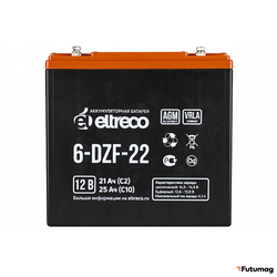 Тяговый аккумулятор Eltreco 6-DZF-20 (12V20A/H C2)