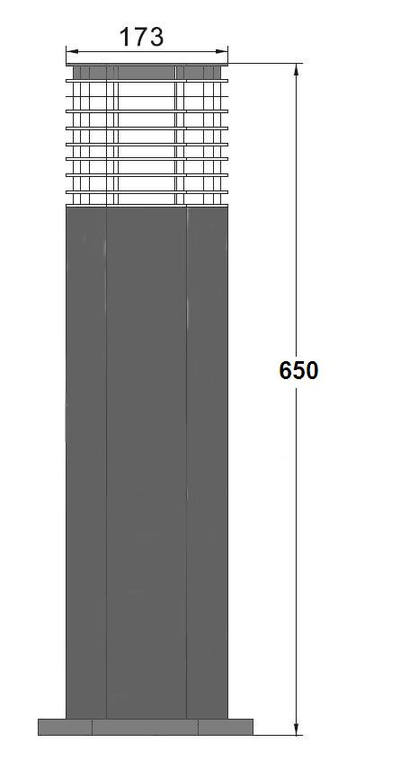 Ландшафтные светильник серии  BRISBANE 650