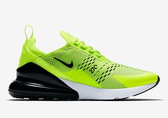 Nike Air Max 270 салатовые с черным