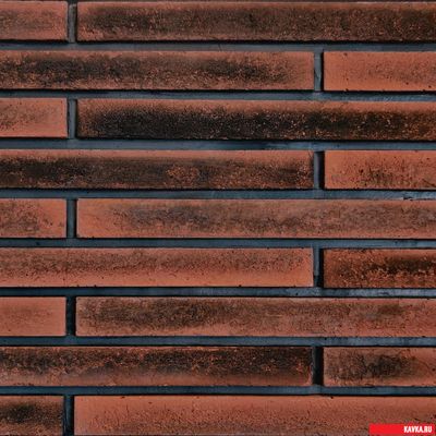 Плитка "ЛОНГБРИК", цв.Красный, бетон, уп.0,6м2(26шт)(20,3кг)(42уп)