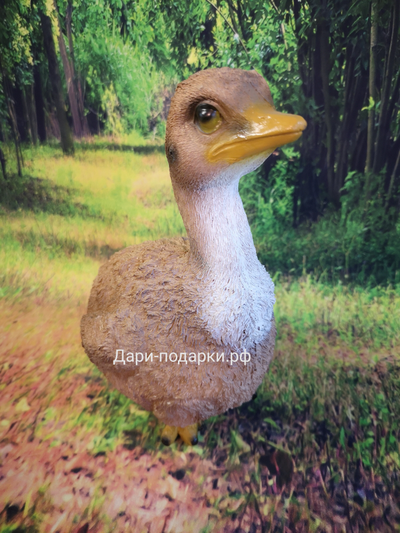 Садовая фигура Гусёнок 20*18см   0,4кг   полистоун Россия 849//012657