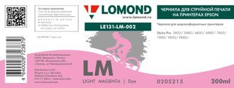 Чернила для широкоформатной печати Lomond LE131-LM-002