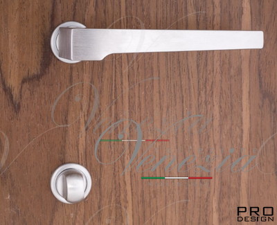 Дверная ручка Venezia Unique "SYDNEY" (серия SLIM) матовый хром