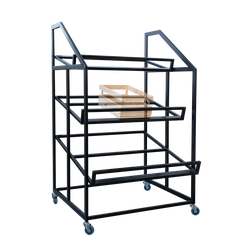 Стеллаж под овощи для ящиков, на колесах