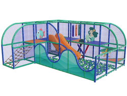 Детский игровой лабиринт 5 х 4,5 х 2,4м.