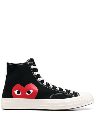 Converse Play Comme des garcons черные высокие