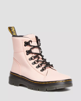 Ботинки Dr. Martens Combs Women's Nylon Peach Beige