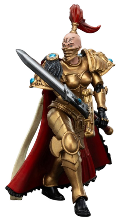 Сестры Безмолвия - Недремлющая (вигилатор) Белых Соколов (Warhammer Horus Heresy) - КОЛЛЕКЦИОННАЯ ФИГУРКА 1/18 Sister of Silence White Falcons Vigilator 1 (JT00867) - JOYTOY