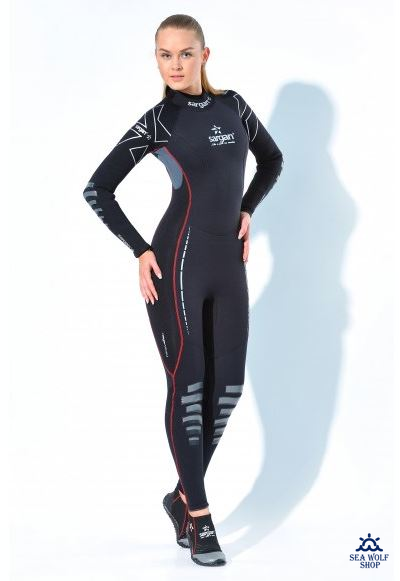 Гидрокостюм неопрен 3мм Sargan "NERO" Long lady р.L