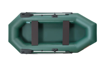 Гребная надувная лодка ПВХ Classic 2800 (цвет зеленый)