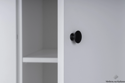 2.08.01.040.14 САГА шкаф 3 двери с зеркалом белый/ясень