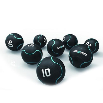 Купить Медбол Livepro SOLID MEDICINE BALL черный Вес: 1,0/4,0/5,0/6,0/7,0/9,0/10,0 кг