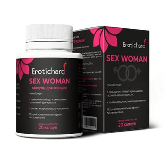 Биогенный комплекс растительных экстрактов для женщин Erotichard® sex women в капсулах