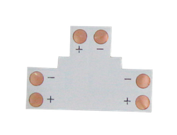 Ecola соед плата T для зажим разъема 2-х конт SMD3528 (цена за уп. 5шт.) SC28FTESB