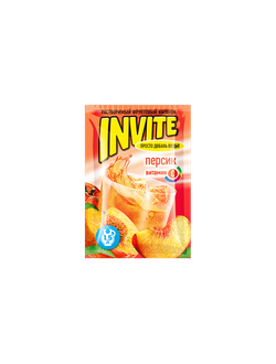 Растворимый напиток Invite Персик 9гр