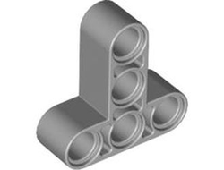 Technic, Liftarm, Modified T-Shape Thick 3 x 3, Light Bluish Gray (60484 / 4535772 / 4552348)