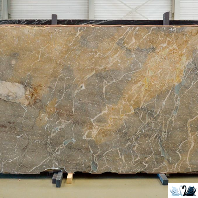 Керамогранит Creto Breccia Viola 80 х 160 см серо - бежевый