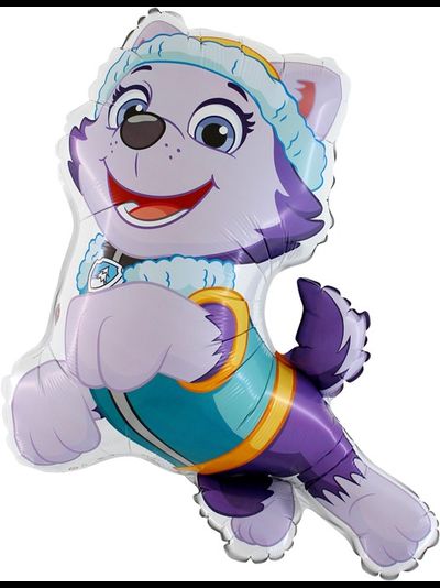 Шар фольгированный с гелием "Эверест Щенячий патруль"