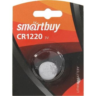 1005Батарейка литиевый элемент питания (диск) Smartbuy CR1220/1B