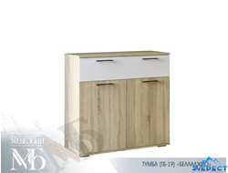 КОМОД БЕЛЛАДЖИО 1002*952*372 (дуб сонома/белый)