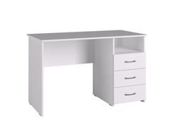 Стол письменный С-112К Белый структурный
