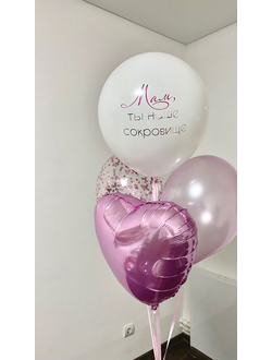 Композиция из шаров "сокровище"