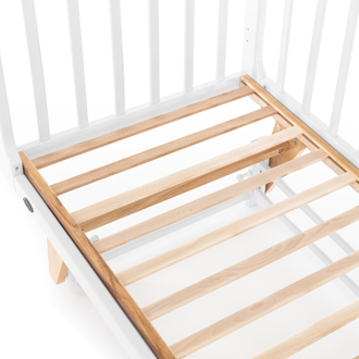 Детская кровать Nuovita Stanzione Inizio Swing с продольным маятником, Белый