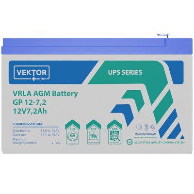 Аккумулятор свинцово-кислотный GP 12-7.2