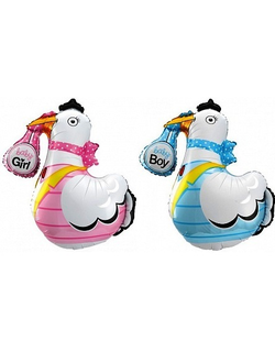 Шар 37"/91 см "Аист" МИКС