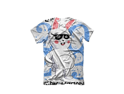 Футболка 3D с полной запечаткой год Кролика №27