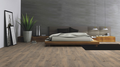 Биополы Wineo PURLINE 1000 wood Valley Oak Mud PL042R фото в интерьере