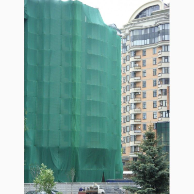 Сетка фасадная затеняющая 2×50 м 35 гр/м2 строительная, для забора купить в Москве недорого
