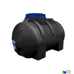 Емкость 300 литров горизонтальная  черная