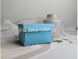 КОРОБКА С ОТКИДНОЙ КРЫШКОЙ 120*90*70 ГОЛУБОЙ