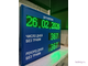 Информационное табло уровня травматизма 2.0 (зеленый/синий)