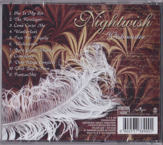 Купить диск Nightwish - Wishmaster в интернет-магазине CD и LP "Музыкальный прилавок" в Липецке