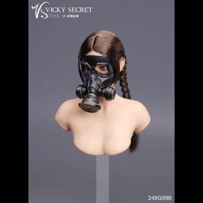 Женский противогаз (газовая маска) - 1/6 Gas Mask (24XG99B) - VSTOYS