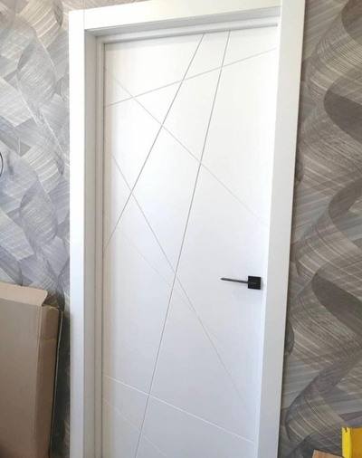 РИФ/ SOFT TOUCH. БЕЛЫЙ. ПОЛОТНО ГЛУХОЕ (ГЛУБОКАЯ ФРЕЗЕРОВКА)