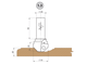 Набор концевых фрез для изготовления мебельных фасадов на станках с ЧПУ. Профиль1