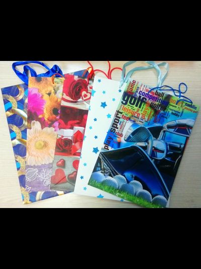 Пакет бум., 22*32(36) см, МИКС