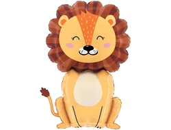 Шар (40''/102 см) Фигура, Лев, 1 шт. в уп.