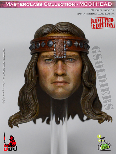 Конан-варвар, Шварценеггер Коллекционная ФИГУРКА 1/6 scale Conan the Barbarian MC01 Kaustic Plastik