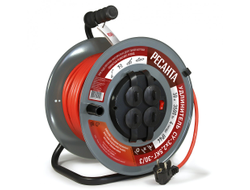 Удлинитель силовой на металлической катушке Ресанта СУ-3х2,5КГ-30/3