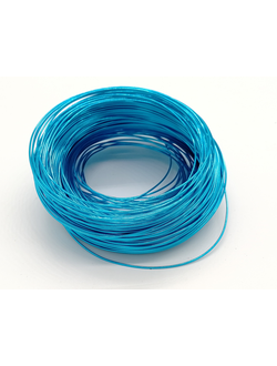 Проволока алюминиевая, 1,5 мм 5 м цвет голубой