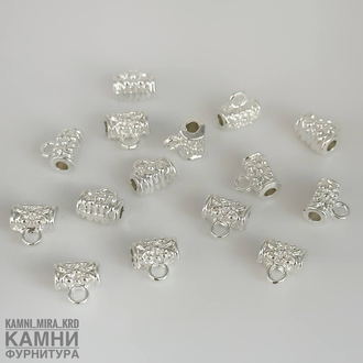 Бейл ЛЮКС малый с узором 7х5х3 мм, покрытие в ассортименте, цена за штуку